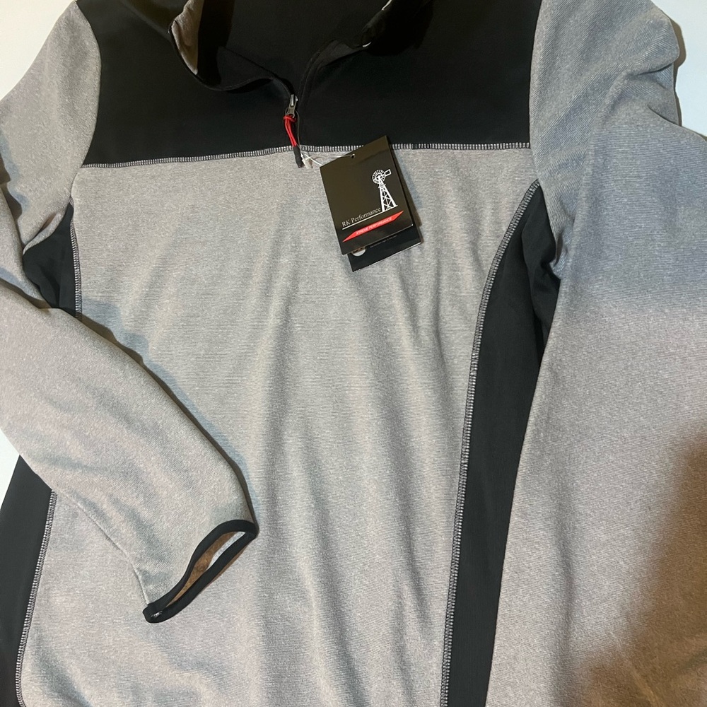 Men's Gray and Black Jacket